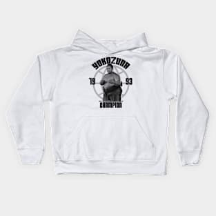 1993 World Champion Rodney Anoa'i (vintage BW) Kids Hoodie